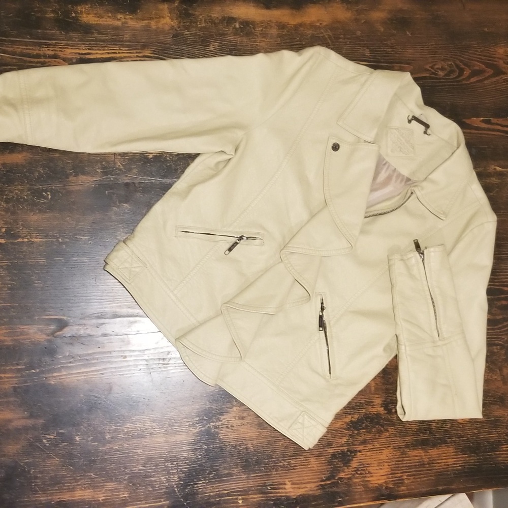 JOUJOU Faux Leather jacket Size LG